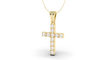 Load image into Gallery viewer, Diamond Cross Pendant | Christianity III
