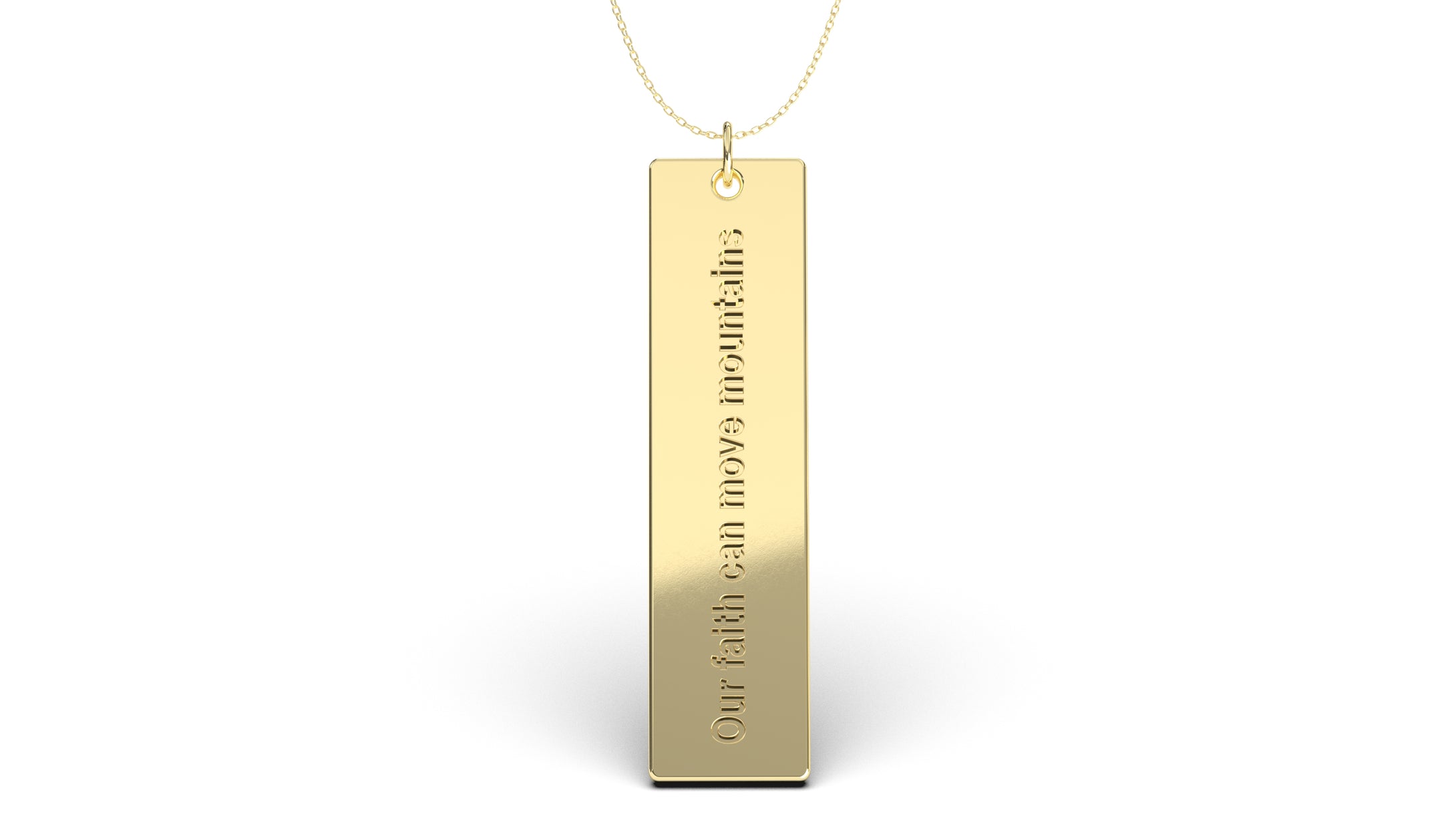 Pendant with Verse from Matthews 17:20 | Christianity IX