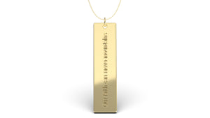 Pendant with Verse from Matthews 17:20 | Christianity IX