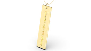 Pendant with Verse from Matthews 17:20 | Christianity IX