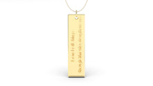 Load image into Gallery viewer, Pendant with Verse from Philippians 4:13 | Christianity X

