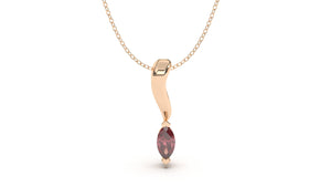 DIVINA Classic: Contours V Pendant - Divina Jewelry