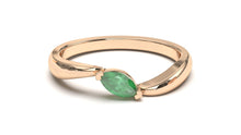 Load image into Gallery viewer, DIVINA Classic: Contours V Ring - Divina Jewelry
