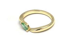 DIVINA Classic: Contours V Ring - Divina Jewelry
