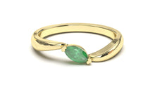 Load image into Gallery viewer, DIVINA Classic: Contours V Ring - Divina Jewelry
