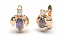 Load image into Gallery viewer, DIVINA Bloom: Beetle Earrings - Divina Jewelry
