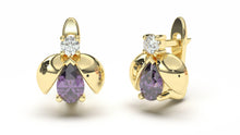 Load image into Gallery viewer, DIVINA Bloom: Beetle Earrings - Divina Jewelry
