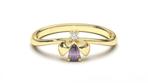 DIVINA Bloom: Beetle Ring - Divina Jewelry