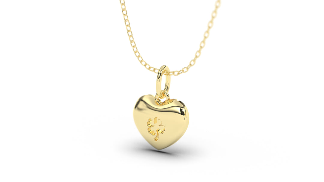 Heart Shape Pendant with Small Tree Engraving | Purity Nature I