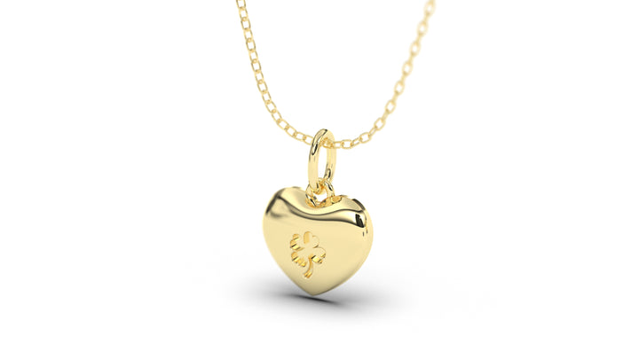 Heart Shape Pendant with Small Tree Engraving | Purity Nature I