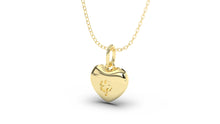 Load image into Gallery viewer, Heart Shape Pendant with Small Tree Engraving | Purity Nature I

