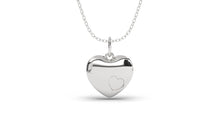 Load image into Gallery viewer, Hear Shape Pendant with Heart Engraving | Purity Nature II
