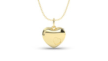 Load image into Gallery viewer, Hear Shape Pendant with Heart Engraving | Purity Nature II
