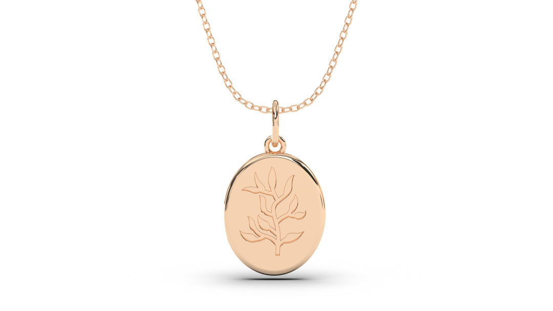 Pendant with Tree Design in the Center | Purity Nature III