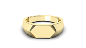 Hexagonal Signet Ring | Purity Forms V