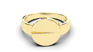 Signet Ring with Cut Out Element | Purity Forms IV