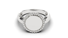 Load image into Gallery viewer, Signet Ring with Rope Design Element | Purity Motif III
