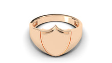 Load image into Gallery viewer, Shield Signet Ring | Purity Motif IV

