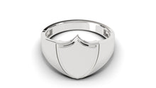 Load image into Gallery viewer, Shield Signet Ring | Purity Motif IV
