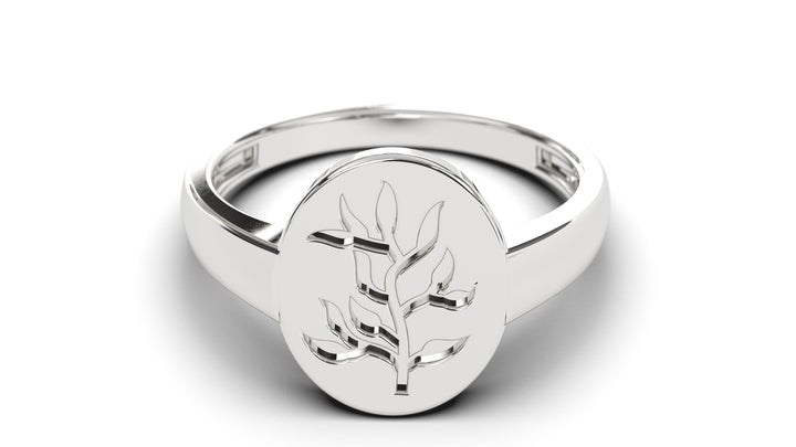 Signet Ring with Tree Design | Purity Nature I