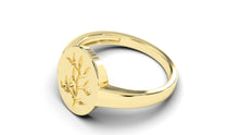 Load image into Gallery viewer, Signet Ring with Tree Design | Purity Nature I
