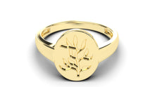 Load image into Gallery viewer, Signet Ring with Tree Design | Purity Nature I
