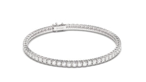 Tennis Bracelet with Round White Diamonds | Fête Jubilee II