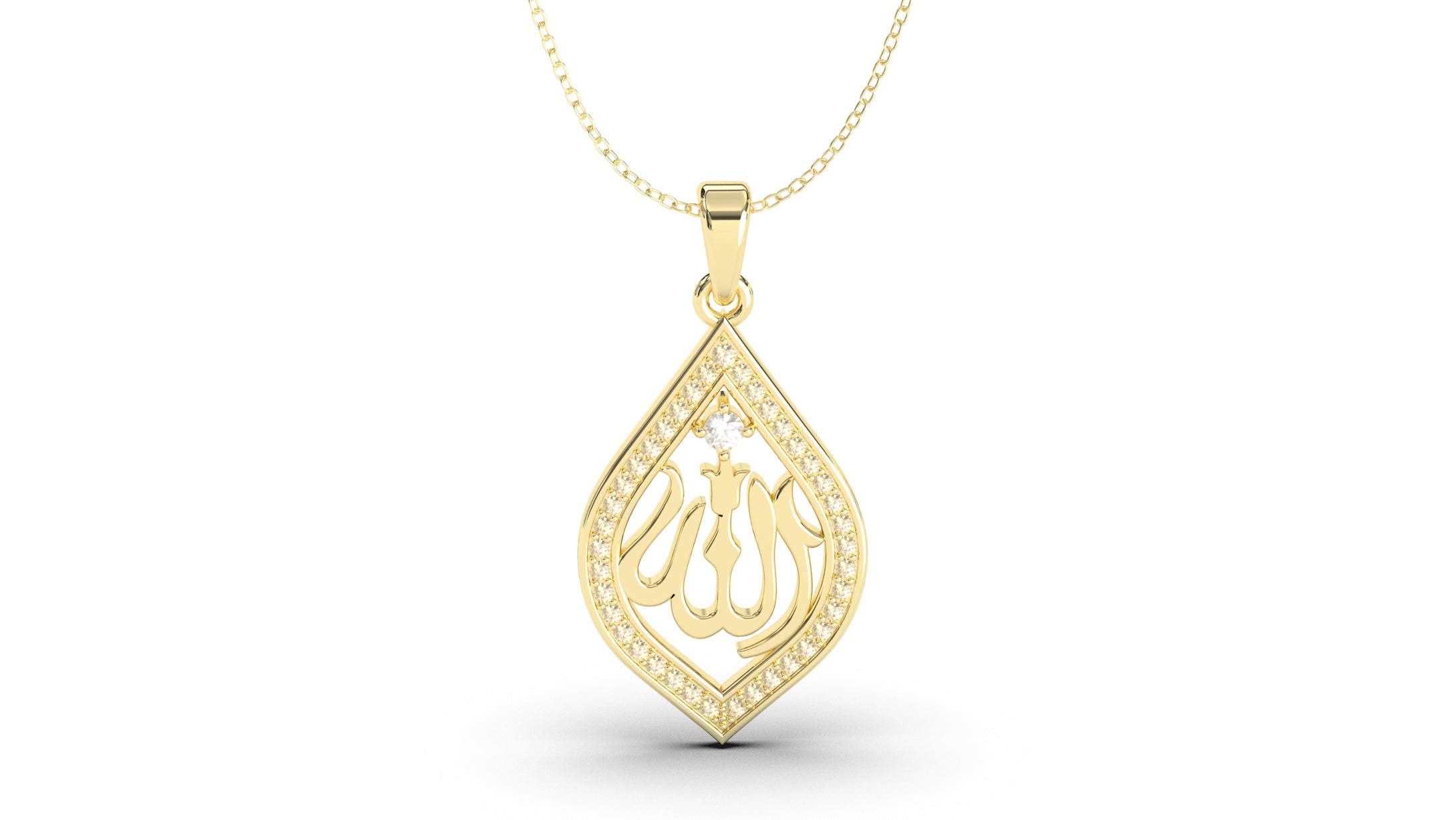 Islamic Diamond Pendant | Islam IV