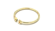 Load image into Gallery viewer, Stackable Ring with Open Design and Two Gold Stars Facing Each Other | Mix &amp; Match Solo I
