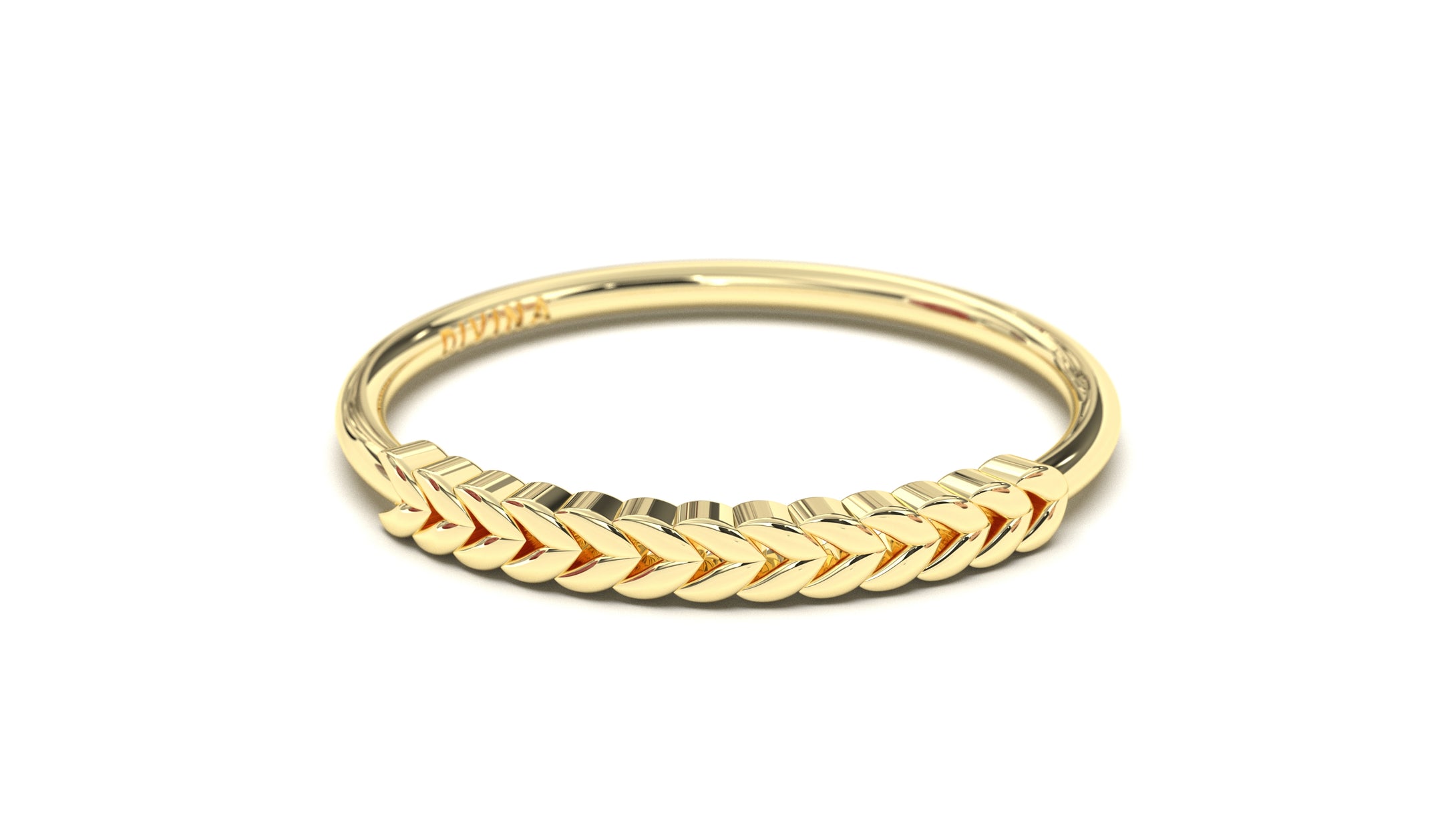 Ring with Two Third Braid Style Design Element | Mix & Match Solo X