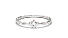 Load image into Gallery viewer, Stackable Ring with Hollow Star in the Middle | Mix &amp; Match Solo IV
