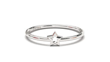 Load image into Gallery viewer, Stackable Ring with Hollow Star in the Middle | Mix &amp; Match Solo IV
