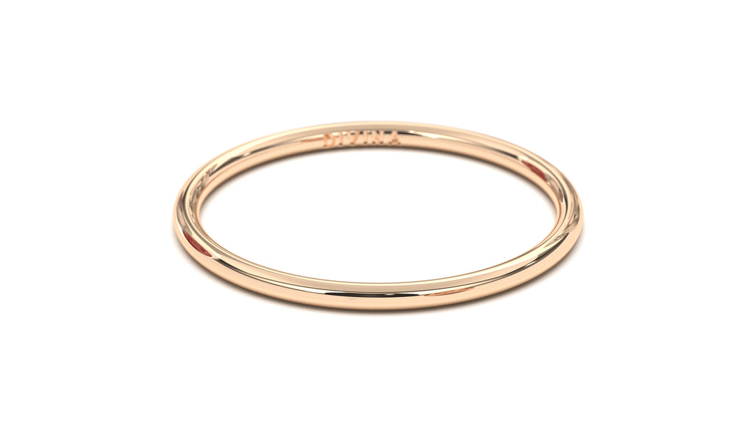 Stackable Ring in Plain Elegant Band Design | Mix & Match Solo VI