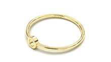 Load image into Gallery viewer, Stackable Ring with Center Piece Hollow Circle | Mix &amp; Match Solo IX
